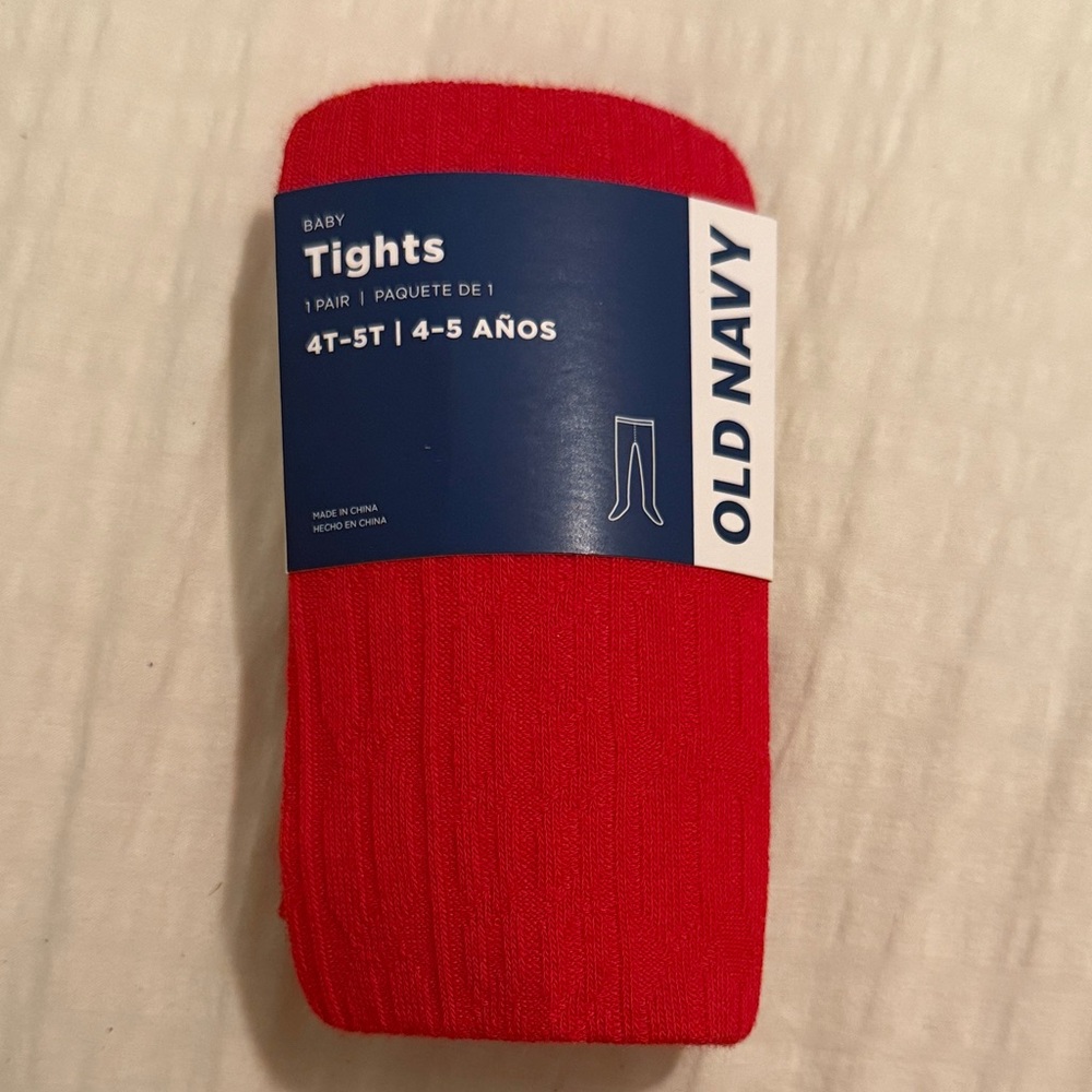 Old Navy Red toddler Tights